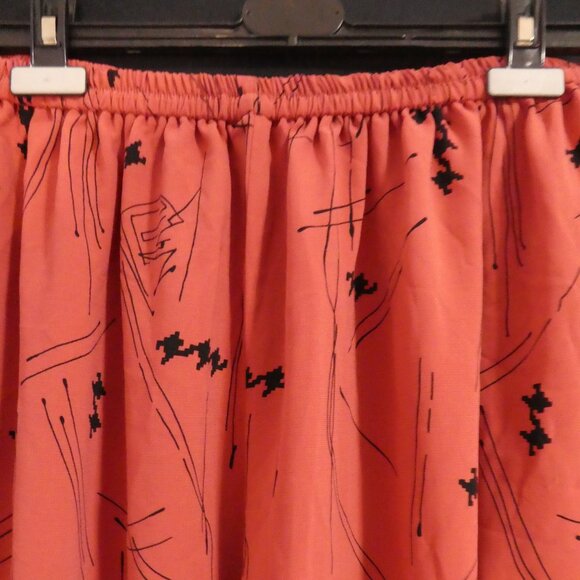 Handmade Loose Fit Abstract Print Lounge / Pajama Pants | 14 inch waist measured - Picture 11 of 16